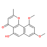 5-HYDROXY-8,10-DIMETHOXY-2-METHYLBENZO[H]CHROMEN-4-ONE 