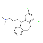 3-(2-CHLORO-6,11-DIHYDRO-5H-DIBENZO[1,3-E:1',2'-F][7]ANNULEN-11-YL)PROPYL-DIMETHYLAZANIUM;CHLORIDE 