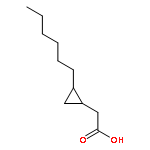 (2-hexylcyclopropyl)acetic acid