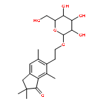 2-(2,2,4,6-tetramethyl-3-oxo-2,3-dihydro-1H-inden-5-yl)ethyl beta-D-allopyranoside