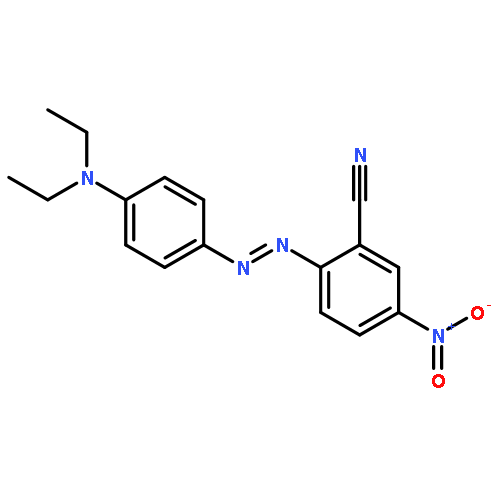 2-{(E)-[4-(diethylamino)phenyl]diazenyl}-5-nitrobenzonitrile