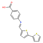 Benzoic acid, 4-[([2,2'-bithiophen]-5-ylmethylene)amino]-