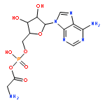 5'-O-{[(aminoacetyl)oxy](hydroxy)phosphoryl}adenosine