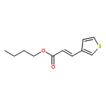 2-Propenoic acid, 3-(3-thienyl)-, butyl ester, (2E)-