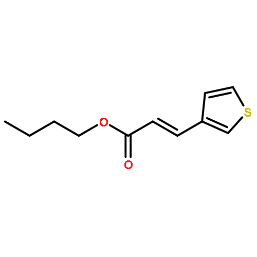 2-Propenoic acid, 3-(3-thienyl)-, butyl ester, (2E)-