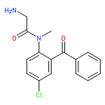 2-AMINO-N-(2-BENZOYL-4-CHLOROPHENYL)-N-METHYLACETAMIDE 