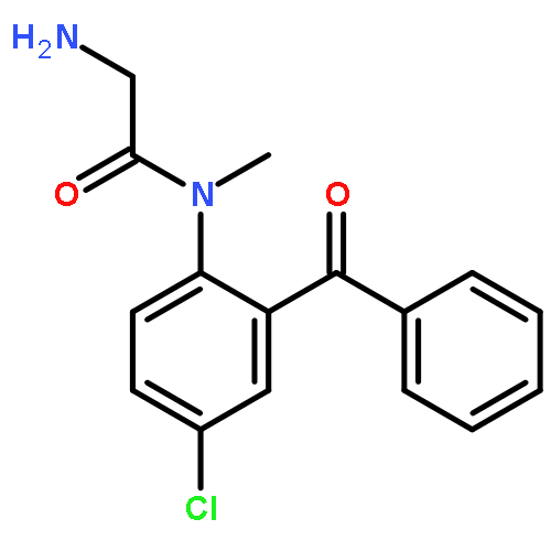 2-AMINO-N-(2-BENZOYL-4-CHLOROPHENYL)-N-METHYLACETAMIDE 