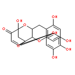 (2S,3R,7S,8aS,14aS)-3-(3,4-dihydroxyphenyl)-2,7,10,12,17-pentahydroxy-2,3,8a,14a-tetrahydro-1H,9H-7,14b-methanochromeno[8'',7'':4',5']furo[2',3':4,5]oxocino[3,2-b]chromen-6(7H)-one