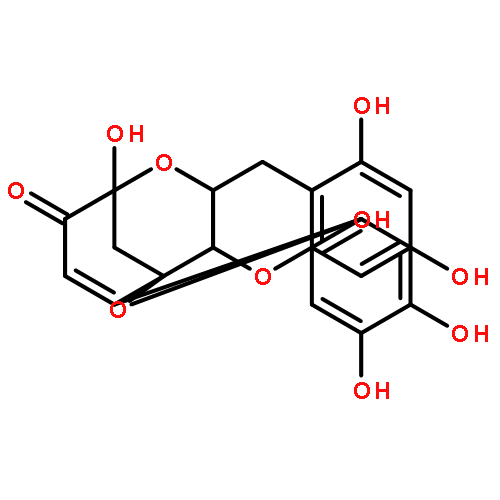 (2S,3R,7S,8aS,14aS)-3-(3,4-dihydroxyphenyl)-2,7,10,12,17-pentahydroxy-2,3,8a,14a-tetrahydro-1H,9H-7,14b-methanochromeno[8'',7'':4',5']furo[2',3':4,5]oxocino[3,2-b]chromen-6(7H)-one