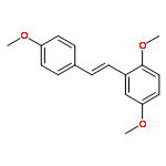 Benzene, 1,4-dimethoxy-2-[(1E)-2-(4-methoxyphenyl)ethenyl]-