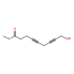 4,7-Nonadiynoic acid, 9-hydroxy-, methyl ester