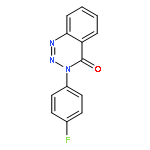 1,2,3-Benzotriazin-4(3H)-one, 3-(4-fluorophenyl)-