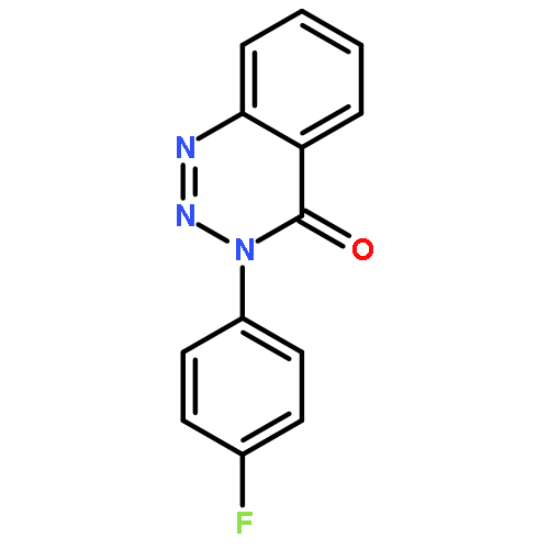 1,2,3-Benzotriazin-4(3H)-one, 3-(4-fluorophenyl)-