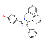 Phenol, 4-[4,5-diphenyl-1-(phenylmethyl)-1H-imidazol-2-yl]-