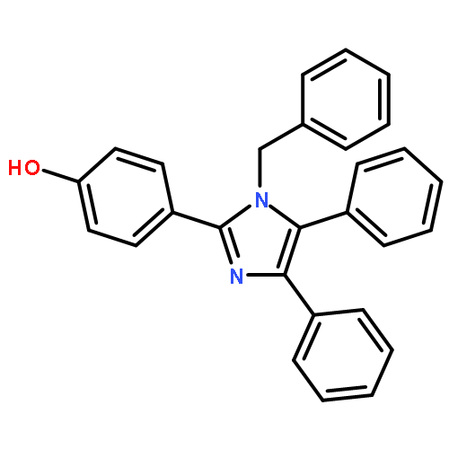 Phenol, 4-[4,5-diphenyl-1-(phenylmethyl)-1H-imidazol-2-yl]-