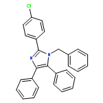 1H-Imidazole, 2-(4-chlorophenyl)-4,5-diphenyl-1-(phenylmethyl)-