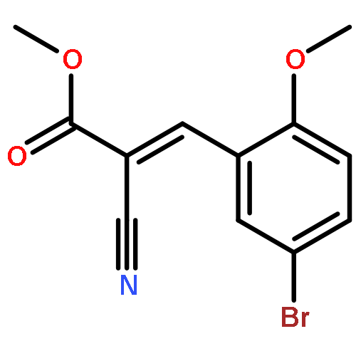 Methyl 3-(5-bromo-2-methoxyphenyl)-2-cyanoprop-2-enoate