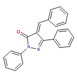 4-BENZYLIDENE-2,5-DIPHENYLPYRAZOL-3-ONE 