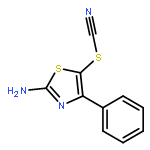 (2-AMINO-4-PHENYL-1,3-THIAZOL-5-YL) THIOCYANATE 