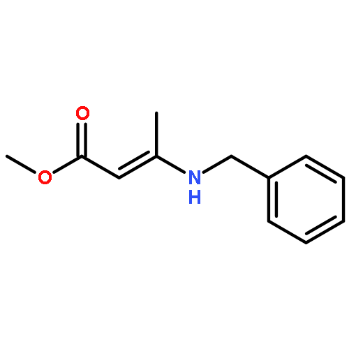 2-Butenoic acid, 3-[(phenylmethyl)amino]-, methyl ester