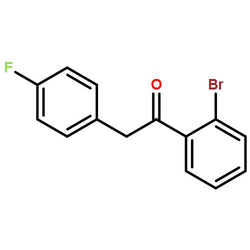 1-(2-bromophenyl)-2-(4-fluorophenyl)ethanone