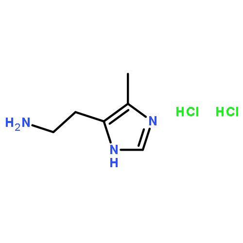 1H-Imidazole-5-ethanamine,4-methyl-, hydrochloride (1:2)