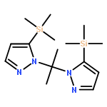 1H-Pyrazole, 1,1'-(1-methylethylidene)bis[5-(trimethylsilyl)-