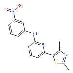 2-Pyrimidinamine, 4-(2,4-dimethyl-5-thiazolyl)-N-(3-nitrophenyl)-