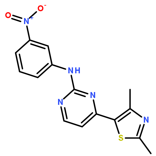 2-Pyrimidinamine, 4-(2,4-dimethyl-5-thiazolyl)-N-(3-nitrophenyl)-