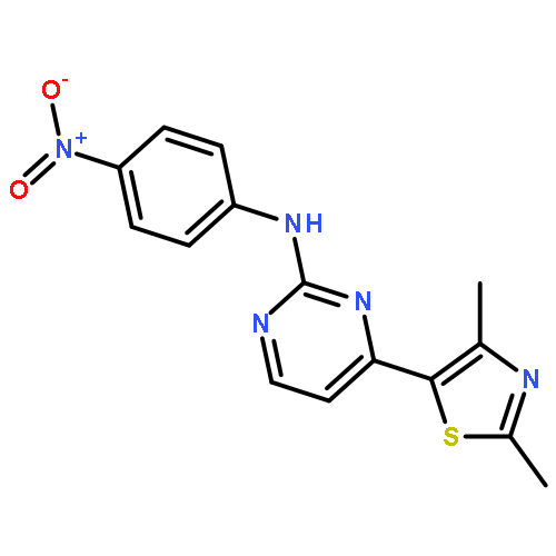 2-Pyrimidinamine, 4-(2,4-dimethyl-5-thiazolyl)-N-(4-nitrophenyl)-