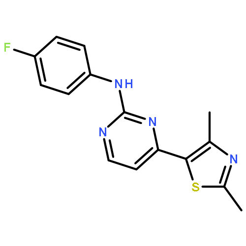 2-Pyrimidinamine, 4-(2,4-dimethyl-5-thiazolyl)-N-(4-fluorophenyl)-