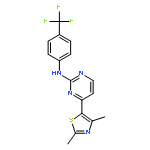 2-Pyrimidinamine,4-(2,4-dimethyl-5-thiazolyl)-N-[4-(trifluoromethyl)phenyl]-