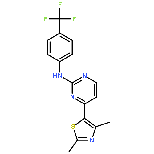 2-Pyrimidinamine,4-(2,4-dimethyl-5-thiazolyl)-N-[4-(trifluoromethyl)phenyl]-