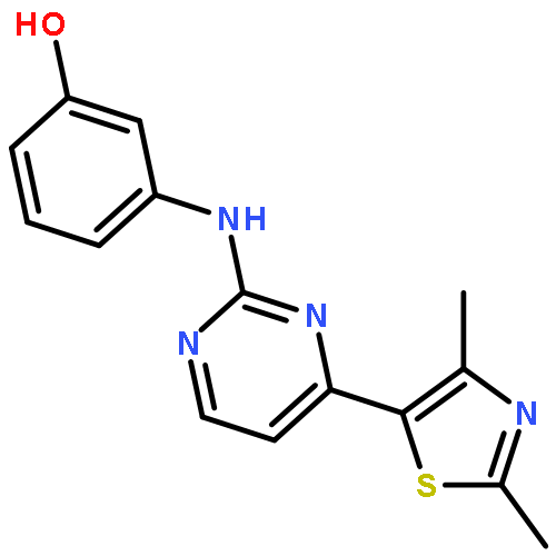 Phenol, 3-[[4-(2,4-dimethyl-5-thiazolyl)-2-pyrimidinyl]amino]-