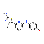 Phenol,4-[[4-[4-methyl-2-(methylamino)-5-thiazolyl]-2-pyrimidinyl]amino]-