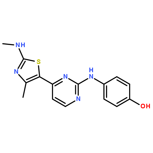 Phenol,4-[[4-[4-methyl-2-(methylamino)-5-thiazolyl]-2-pyrimidinyl]amino]-