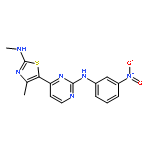 2-Pyrimidinamine,4-[4-methyl-2-(methylamino)-5-thiazolyl]-N-(3-nitrophenyl)-