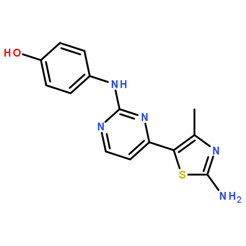 Phenol, 4-[[4-(2-amino-4-methyl-5-thiazolyl)-2-pyrimidinyl]amino]-