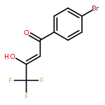 2-Buten-1-one, 1-(4-bromophenyl)-4,4,4-trifluoro-3-hydroxy-