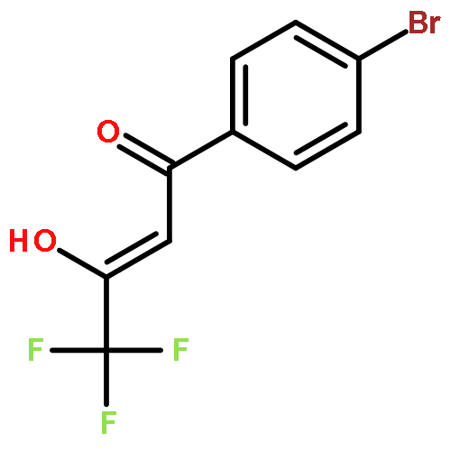 2-Buten-1-one, 1-(4-bromophenyl)-4,4,4-trifluoro-3-hydroxy-