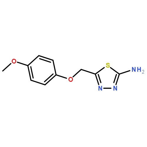 5-(4-METHOXY-PHENOXYMETHYL)-[1,3,4]THIADIAZOL-2-YLAMINE 