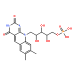 D-Ribitol,1-deoxy-1-(3,4-dihydro-7,8-dimethyl-2,4-dioxopyrimido[4,5-b]quinolin-10(2H)-yl)-,5-(dihydrogen phosphate)