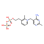 Pyridinium,1-[(4-amino-2-methyl-5-pyrimidinyl)methyl]-2-methyl-3-(4,6,6-trihydroxy-4,6-dioxido-3,5-dioxa-4,6-diphosphahex-1-yl)-