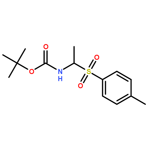 Carbamic acid, [1-[(4-methylphenyl)sulfonyl]ethyl]-, 1,1-dimethylethylester