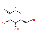 2-PIPERIDINONE, 3,4-DIHYDROXY-5-(HYDROXYMETHYL)-, (3S,4S,5R)-