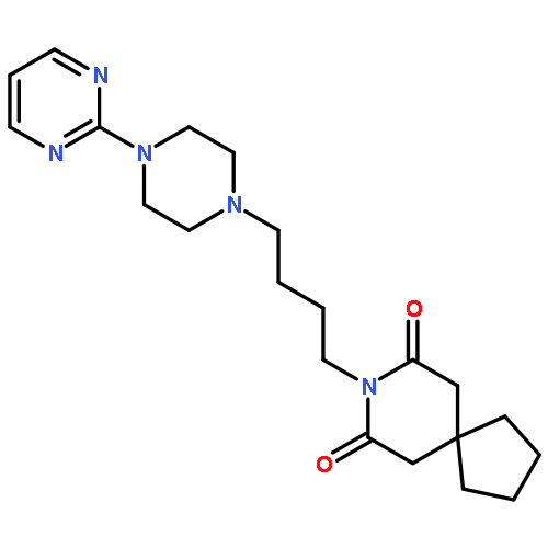 8-(4-(4-(Pyrimidin-2-yl)piperazin-1-yl)butyl)-8-azaspiro[4.5]decane-7,9-dione