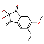 1H-Indene-1,3(2H)-dione, 2,2-dibromo-5,6-dimethoxy-