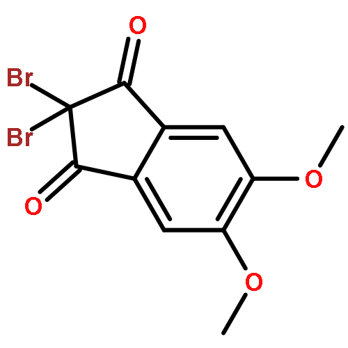 1H-Indene-1,3(2H)-dione, 2,2-dibromo-5,6-dimethoxy-