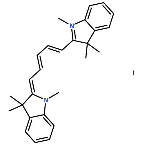 2-[5-(1,3-dihydro-1,3,3-trimethyl-2H-indol-2-ylidene)penta-1,3-dienyl]-1,3,3-trimethyl-3H-indolium iodide