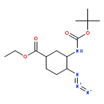 Cyclohexanecarboxylic acid,4-azido-3-[[(1,1-dimethylethoxy)carbonyl]amino]-, ethyl ester,(1S,3R,4S)-